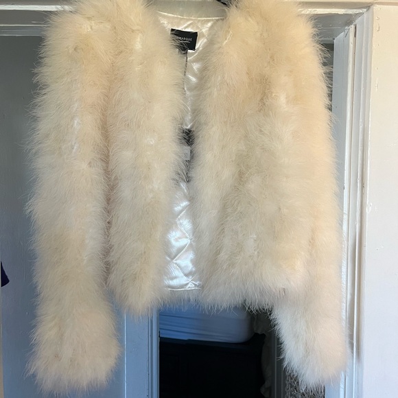 Lamarque Deora Feather Jacket - Picture 8 of 10